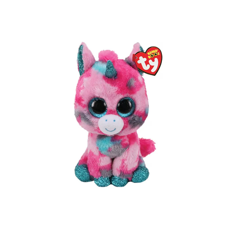 TY Beanie Boos Spirit Χνουδωτό Μονόκερος Ροζ / Γαλάζιο 15εκ 1607-36313