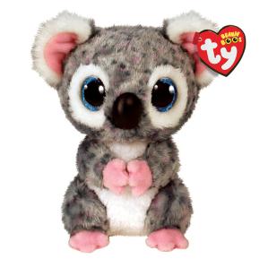 TY Beanie Boos Karli Χνουδωτό Κοάλα Γκρι Με Βούλες 15εκ 1607-36378
