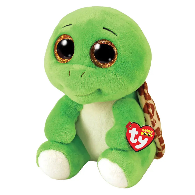 TY Beanie Boos Turbo Χνουδωτό Χελώνα Πράσινο 15εκ 1607-36392
