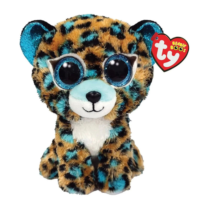 TY Beanie Boos Χνουδωτό Λεοπάρδαλη Μπλε 15εκ 1607-36691