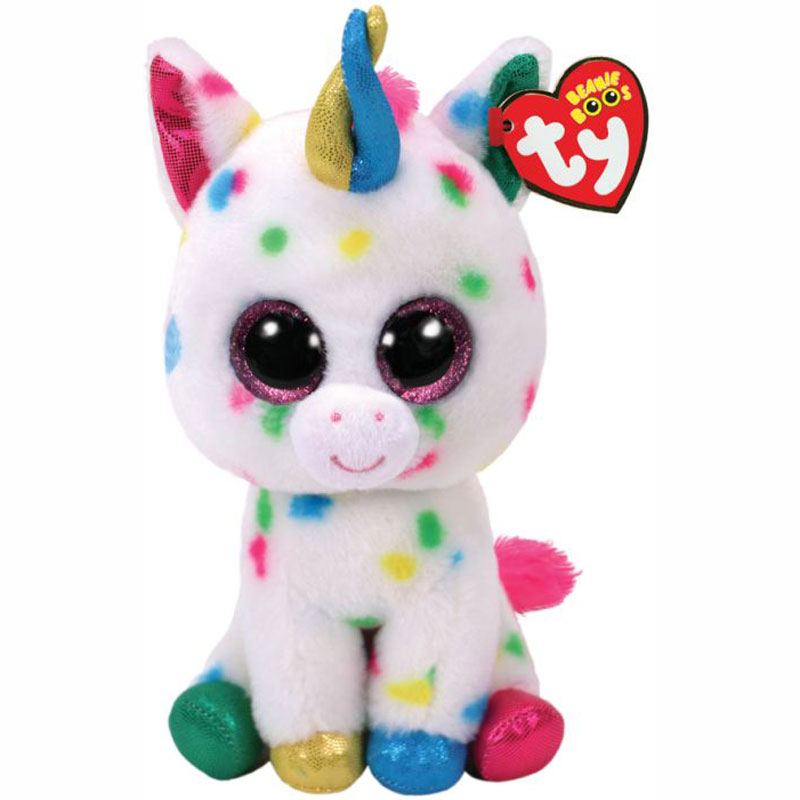 TY Beanie Boos Χνουδωτό Μονόκερος Πιτσιλωτός 15εκ 1607-36898