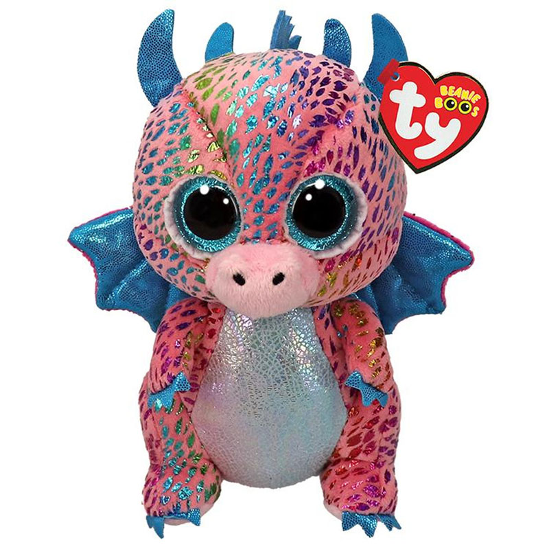 TY Beanie Boos Χνουδωτό Δράκος Πολύχρωμος 15εκ. 1607-37346