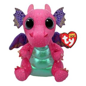 TY Beanie Boos Χνουδωτό Δράκος Ροζ 15εκ. 1607-37361
