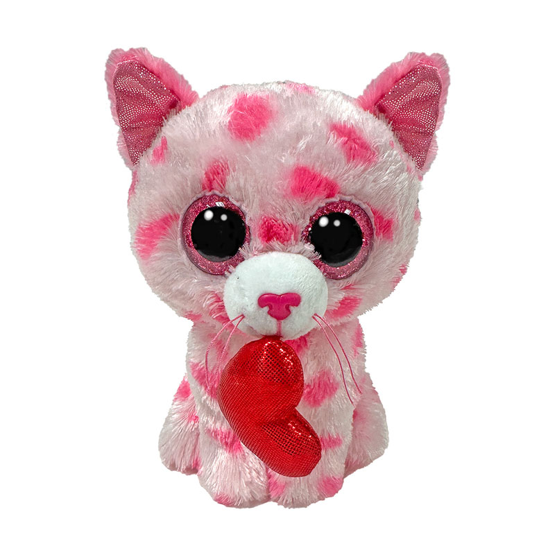 ΤΥ Beanie Boos Χνουδωτό Γάτα με Καρδιά 15εκ. 1607-37397