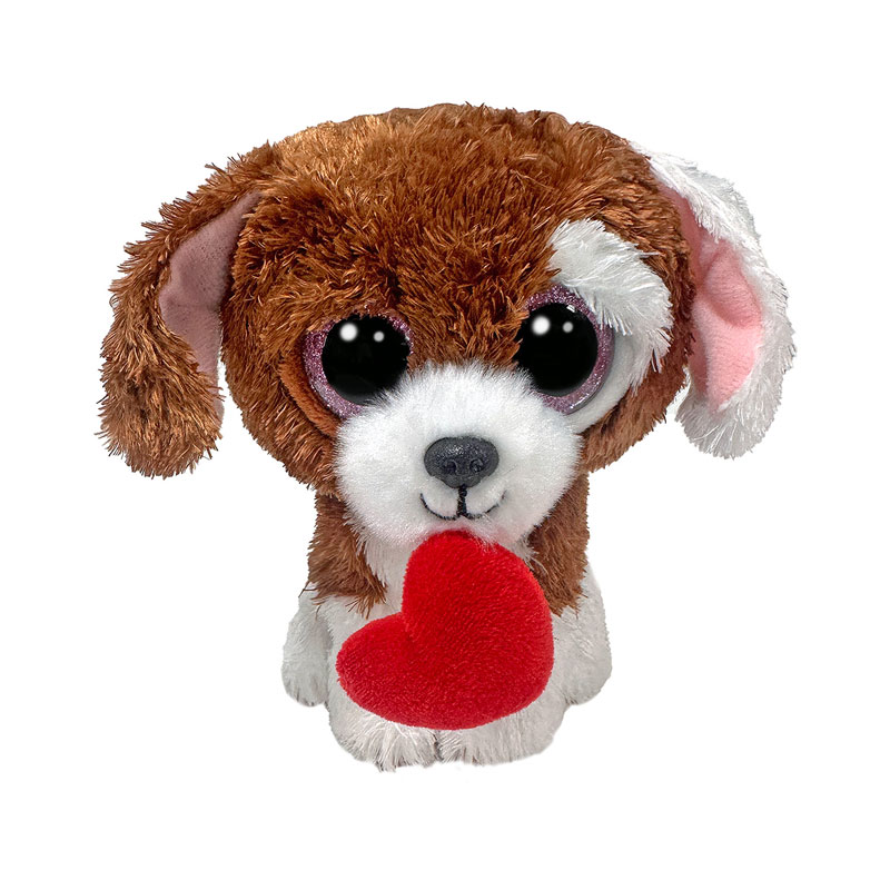 ΤΥ Beanie Boos Χνουδωτό Σκύλος με Καρδιά 15εκ. 1607-37398