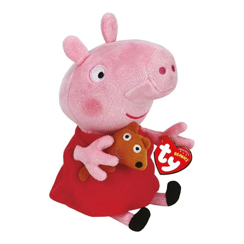 TY Beanie Boos Babies Λούτρινο Πέππα Το Γουρουνάκι 15εκ. 1607-46128