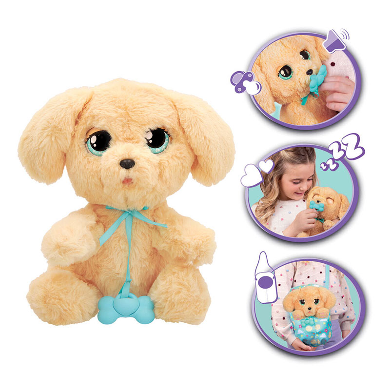 AS Company Baby Paws Μωράκια Κουταβάκια Wave 3 Λούτρινο Διαδραστικό Λαμπραντόρ 24cm