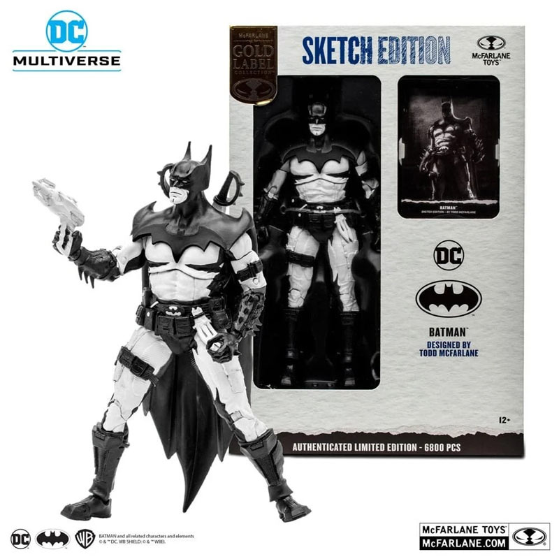 McFarlane DC Multiverse:Φιγούρες Δράσης GLC Batman by Todd (Sketch Edition) 18cm 17061