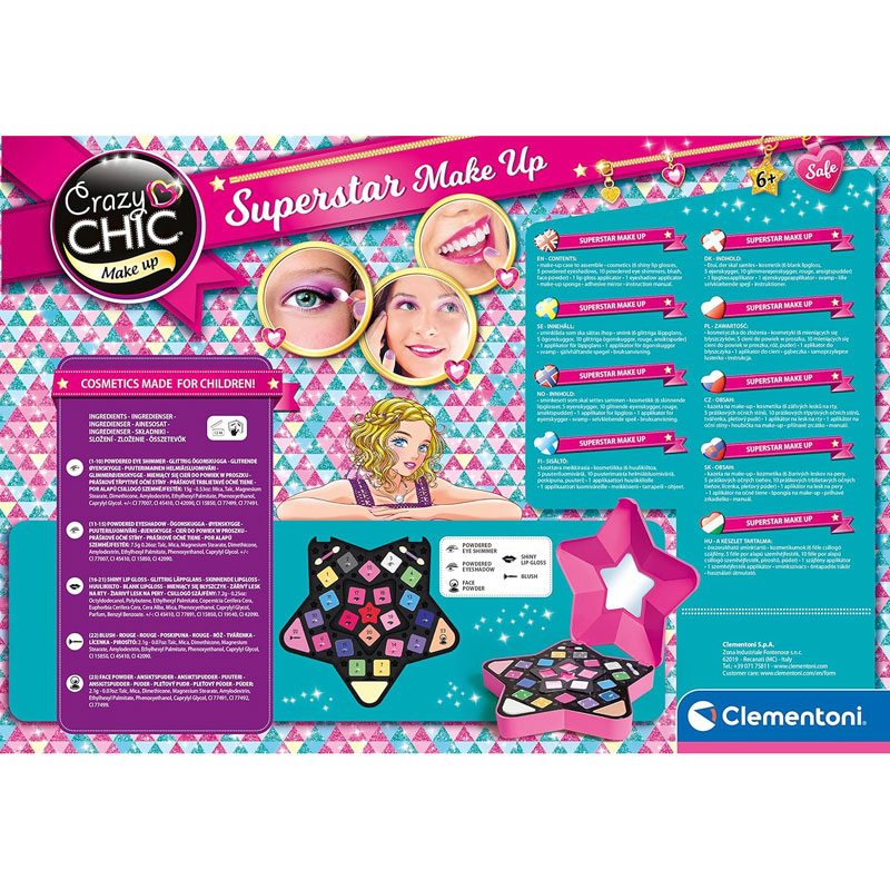 Clementoni Crazy Chic Superstar Make-Up 17650