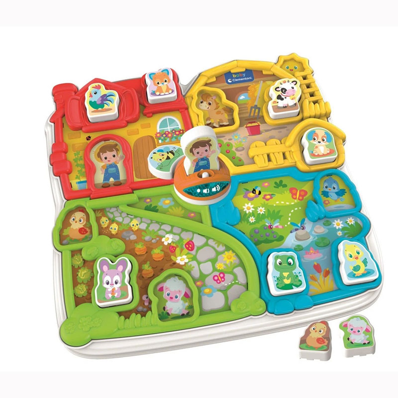 Baby Clementoni Βρεφικό Παιχνίδι Interactive Baby Animal Farm 17723
