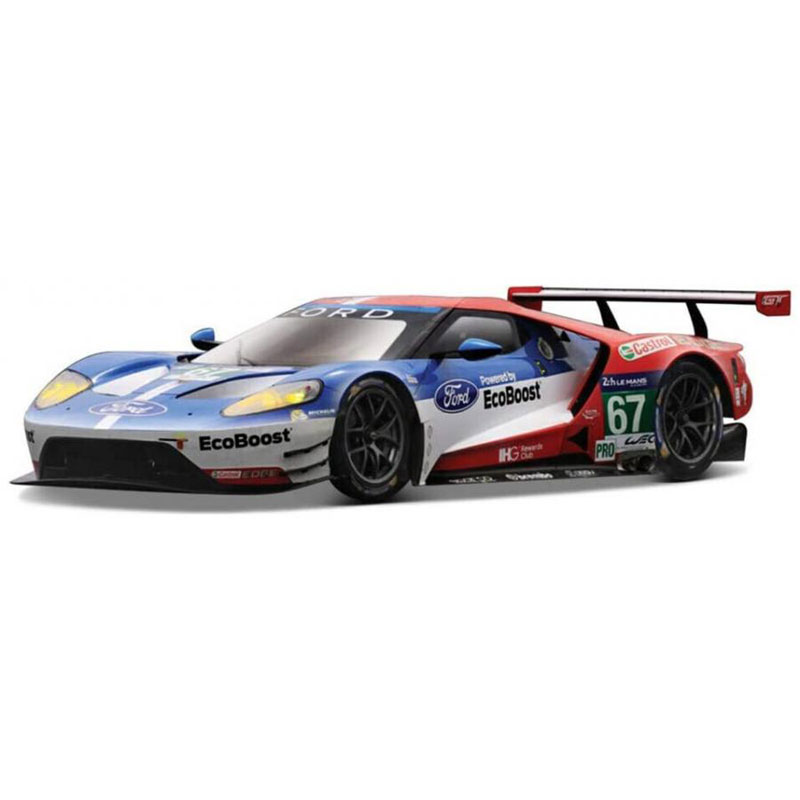 Burago Μεταλλικό Αγωνιστικό Αυτοκινητάκι 2017 Ford GT Race Car 1:32