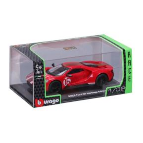 Burago Μεταλλικό Αγωνιστικό Αυτοκινητάκι 2022 Ford GT Heritage Edition 1:32
