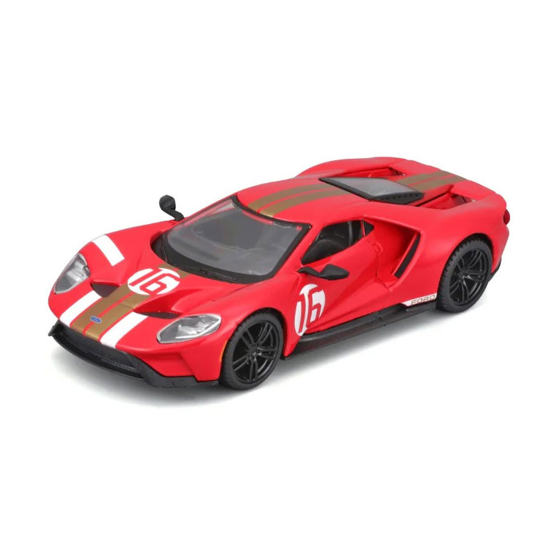 Burago Μεταλλικό Αγωνιστικό Αυτοκινητάκι 2022 Ford GT Heritage Edition 1:32