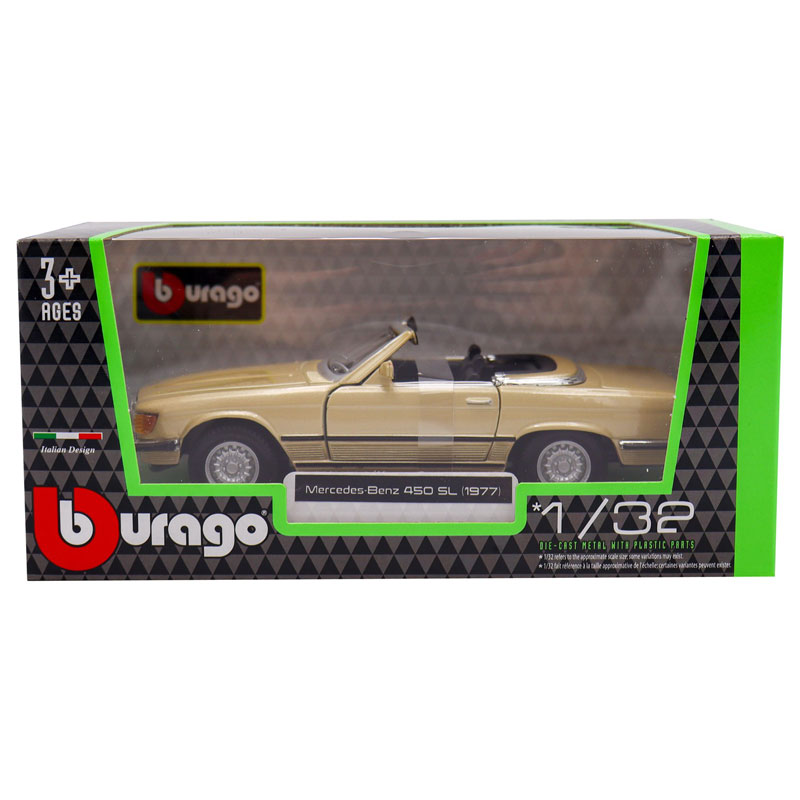 Burago Car Model Mercedes Benz 450 SL (1977) 1:32