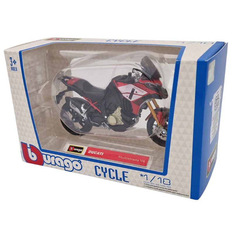 Bburago Μηχανή Cycle 1:18 Ducati Multistrada V4