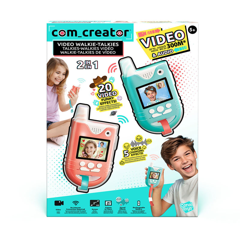 Com Creator Σετ 2 Walkie - Talkie με Video Creator 1863-42348