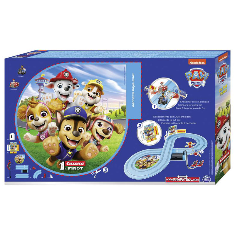Carerra GO!!! Slot 1.First: Paw Patrol - Chase & Marshall On the Track 1:50 20063056