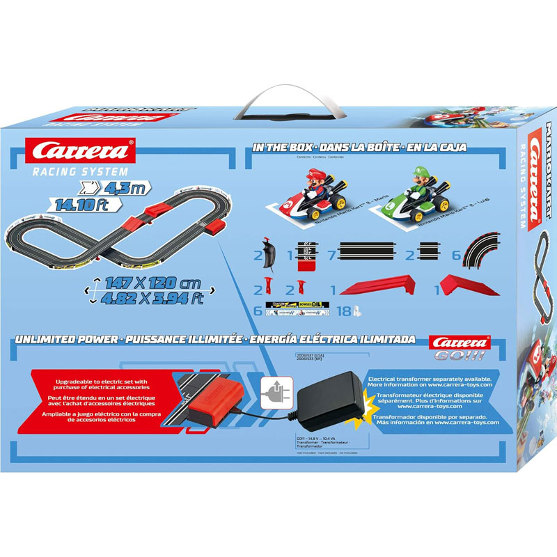 Carrera GO!!! Set: Mario Kart 8 - Battery Operated Sets 20063503