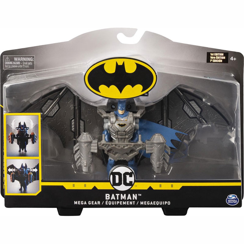 Spin Master Batman DC: The Caped Crusader Deluxe Φιγούρα 10cm Mega Gear Οπλισμός Μεταμόρφωσης