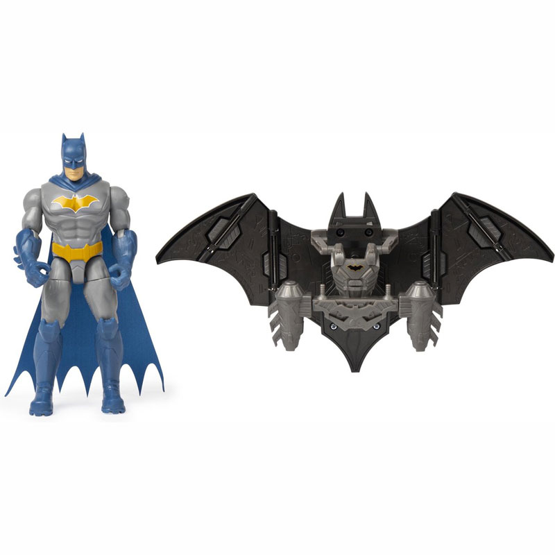 Spin Master Batman DC: The Caped Crusader Deluxe Φιγούρα 10cm Mega Gear Οπλισμός Μεταμόρφωσης