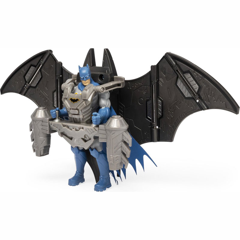 Spin Master Batman DC: The Caped Crusader Deluxe Φιγούρα 10cm Mega Gear Οπλισμός Μεταμόρφωσης
