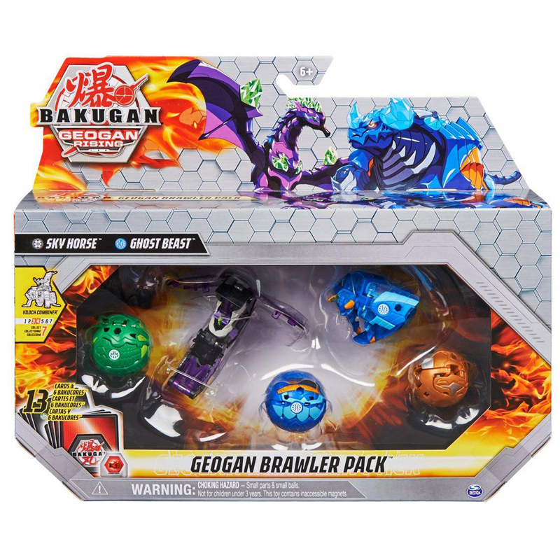 Spin Master Bakugan Geogan Rising: Geogan Brawler Pack - Sky Horse & Ghost Beast 20134987