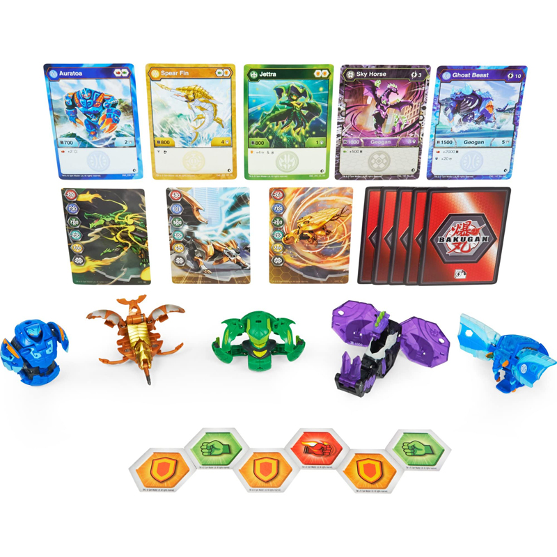 Spin Master Bakugan Geogan Rising: Geogan Brawler Pack - Sky Horse & Ghost Beast 20134987