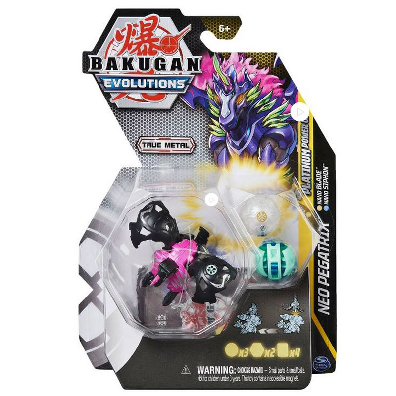 Spin Master Bakugan Evolutions: Neo Pegatrix (Nano Blade & Nano Siphon) Power Up 20138083