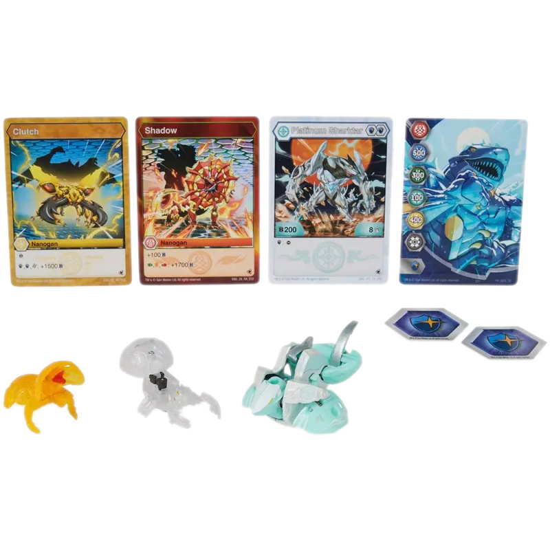 Spin Master Bakugan Evolutions: Sharktar (Nano Shadow & Nano Clutch) Power Up  20138085