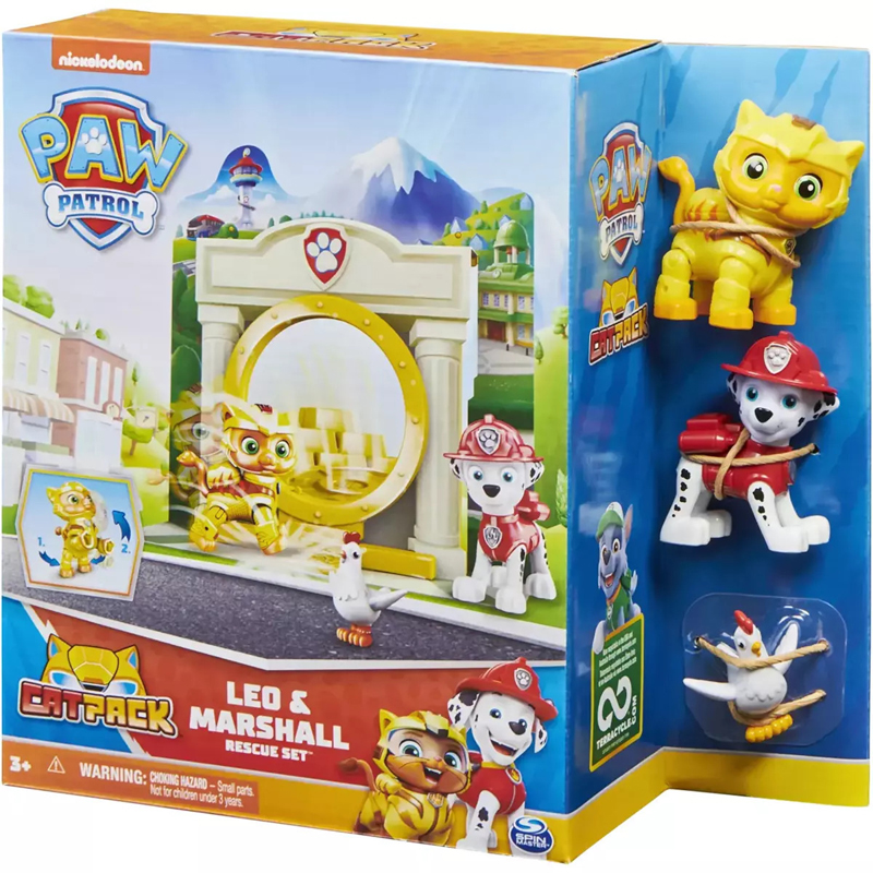 Spin Master Cat Pack Paw Patrol Leo & Marshall Rescue Set
