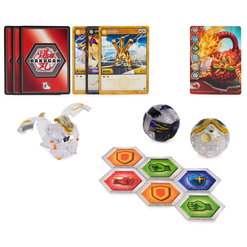 Spin Master Bakugan Legends Gorthion Ultra - Viloch & Leonidas Starter Pack 20140290