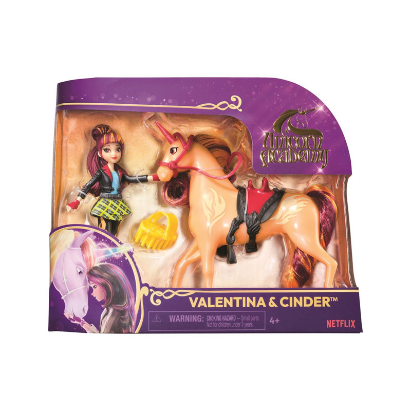 Spin Master Unicorn Academy Doll & Unicorn - Valentina & Cinder 20149008