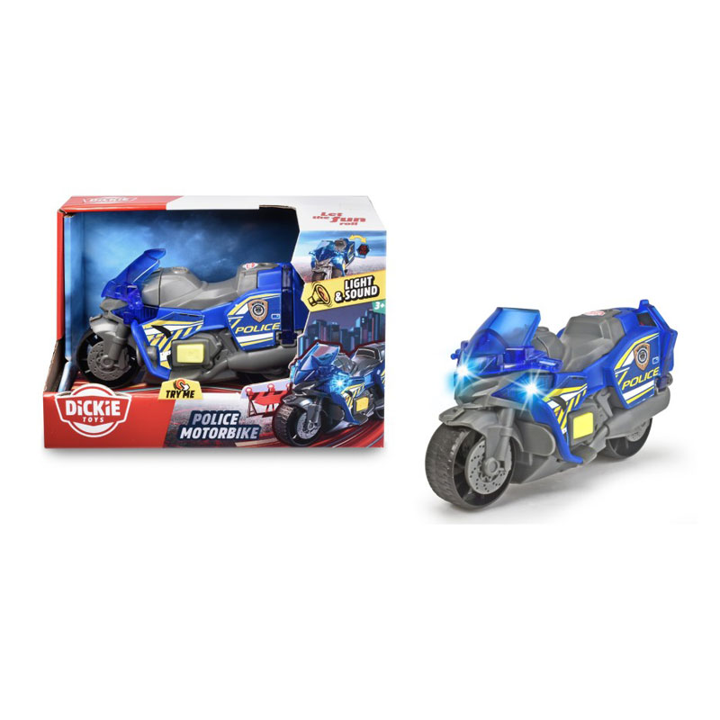 Dickie Toys Police Bike 15cm 203302031