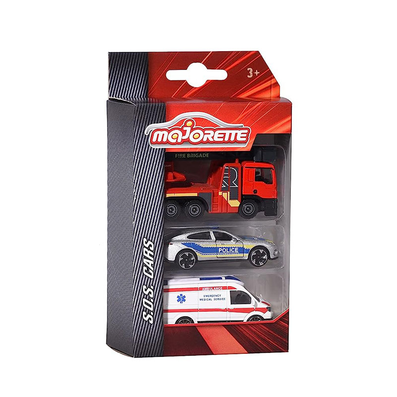 Majorette SOS Cars 3 Pieces Set 1