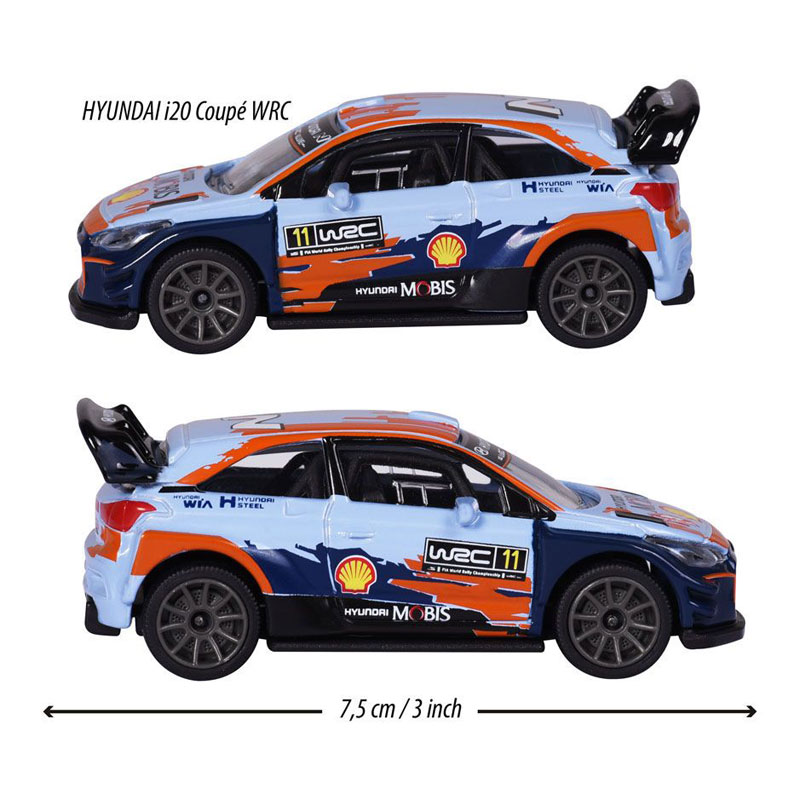 Majorette WRC Rally 2019 Hyundai i20 Coupé 11 Thierry Neuville