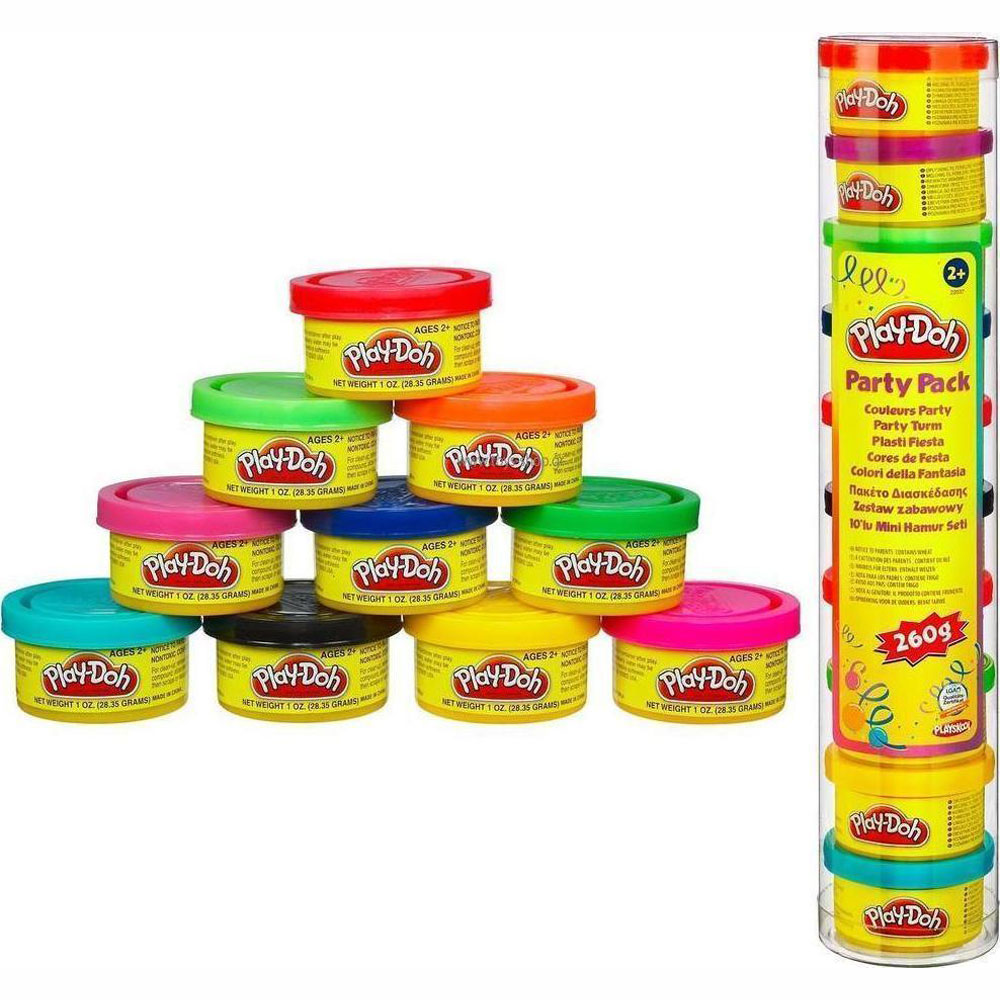 Hasbro Play-Doh Party Mini Βαζάκια 10τμχ 22037