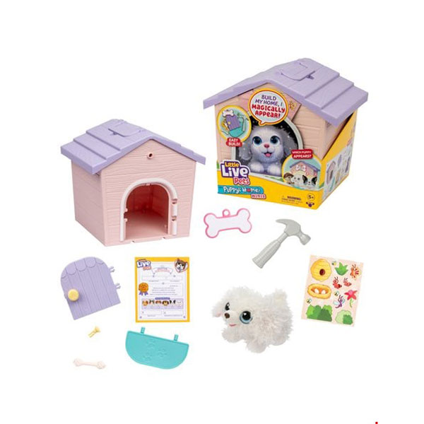 Giochi Preziosi Little Live Pets My Puppy's Home Ροζ Σπιτάκι με κουταβάκι έκπληξη