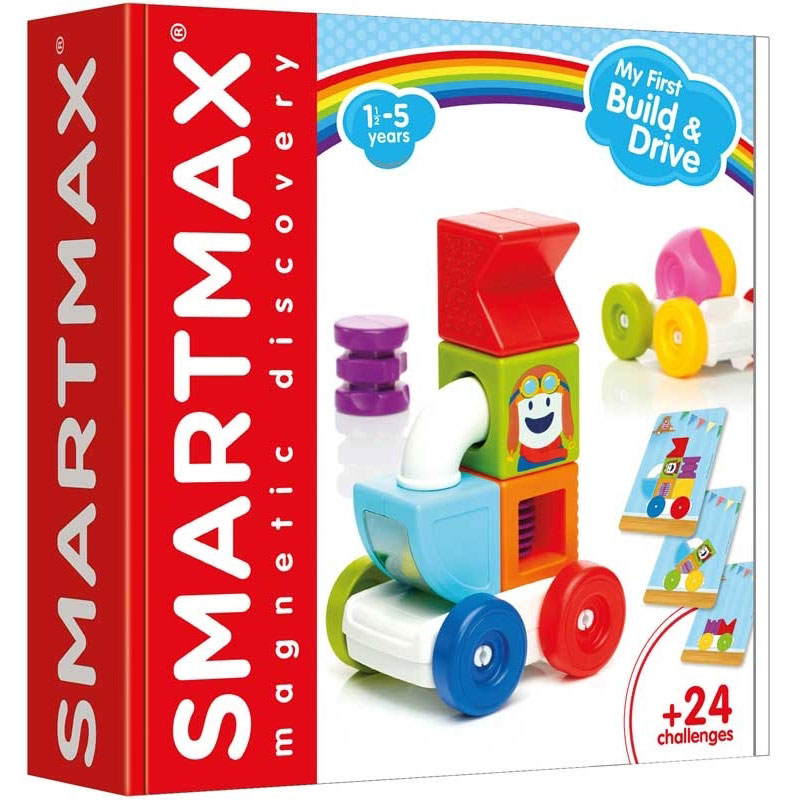 Smartmax My First Build & Drive Μαγνητικό Παιχνίδι Κατασκευών SMX237