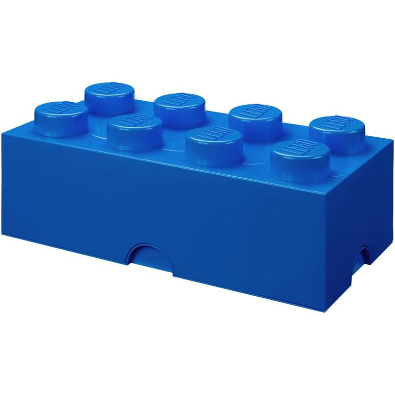 Lego Storage Brick 8 Blue Κουτί Αποθήκευσης LEGO Στοιβαζόμενο 299020