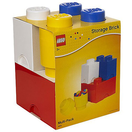 LEGO Storage Brick Multi Pack (4 PCS) Κουτί Αποθήκευσης LEGO Στοιβαζόμενο 299120