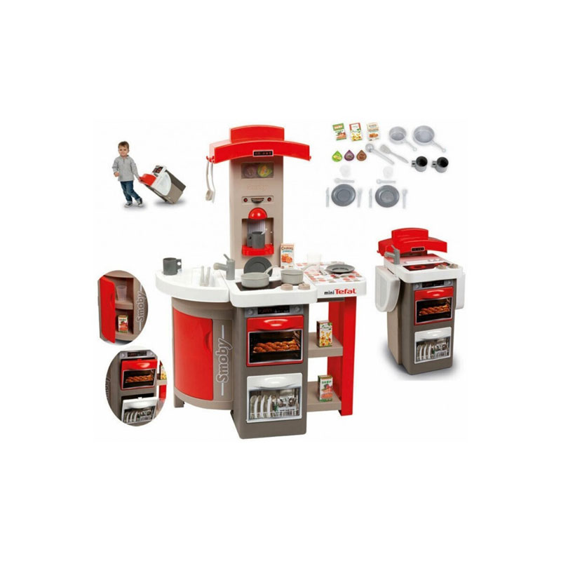 Smoby Παιδική Κουζίνα Kitchen Mini Tefal OpenCook 312202