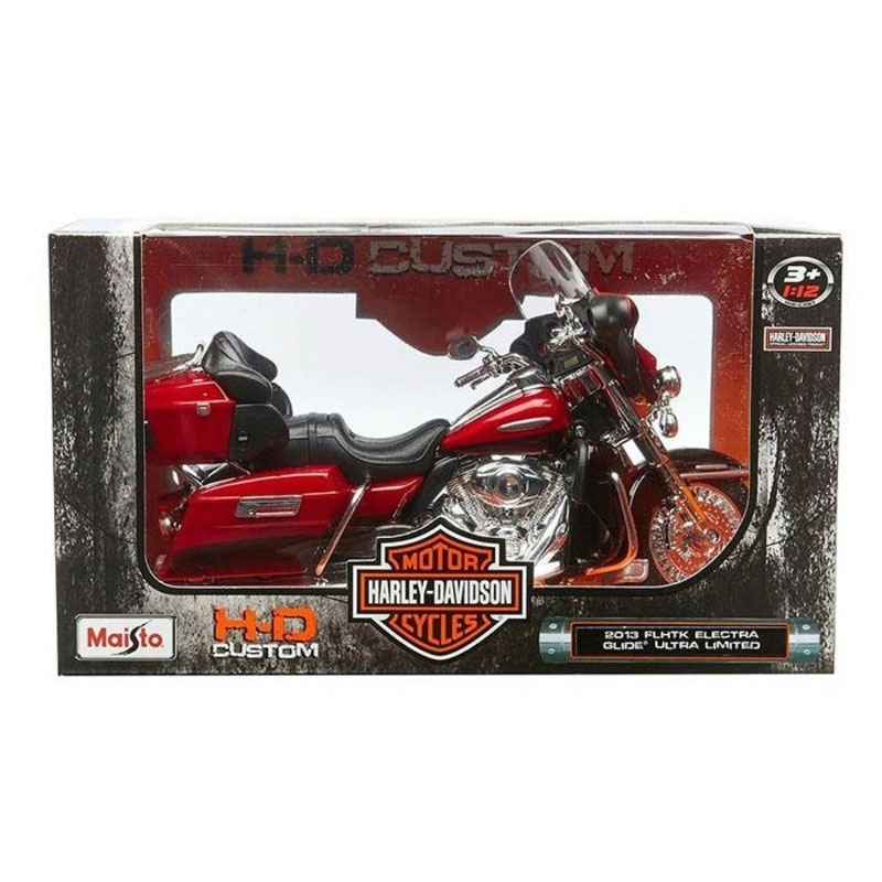 Maisto Μηχανή 1:12 2013 Harley Davidson Flhtk Electra Glide Red 32323