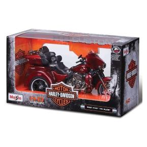 Maisto Μηχανή 1:12 2021 CVO Tri Glide Dark Red Metallic H-D Custom Series 32337