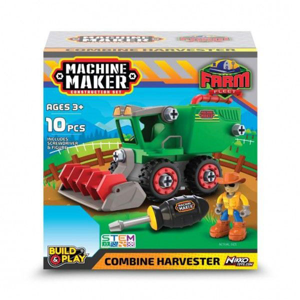 NIKKO Machine Maker Farm Vehicle Combine Harvester Θεριζοαλωνιστική Μηχανή 36-40072