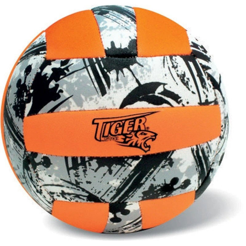 StarToys Μπάλα Volley Νεοπρένιο Tiger Match Line Fluo Πορτοκαλί Size 1 44-768
