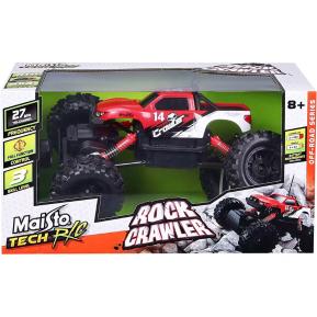 Maisto Tech Τηλεκατευθυνόμενα RC Rock Crawler 6X6 2.4Ghz Red 49-82746