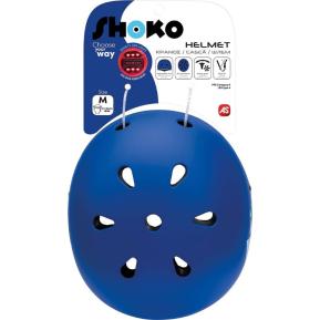 Shoko Παιδικό Κράνος για Πατίνι με Φως Ocean Blue Medium (51-54cm) 5004-50534