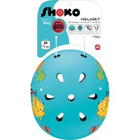 Shoko Παιδικό Κράνος για Πατίνι με Φως Minty Monsters Medium (51-54cm) 5004-50536