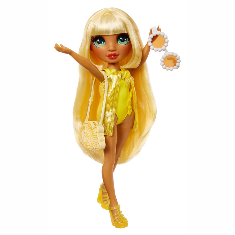 MGA Entertainment Κούκλα Rainbow High Swim & Style Fashion Doll 28cm Sunny (Yellow) 507284EUC