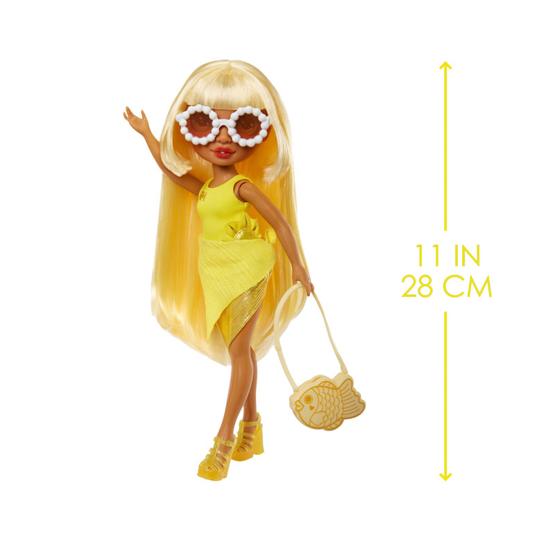 MGA Entertainment Κούκλα Rainbow High Swim & Style Fashion Doll 28cm Sunny (Yellow) 507284EUC